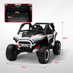 2 Seater 24V 7AH Ride on Truck w/ Spring Suspension