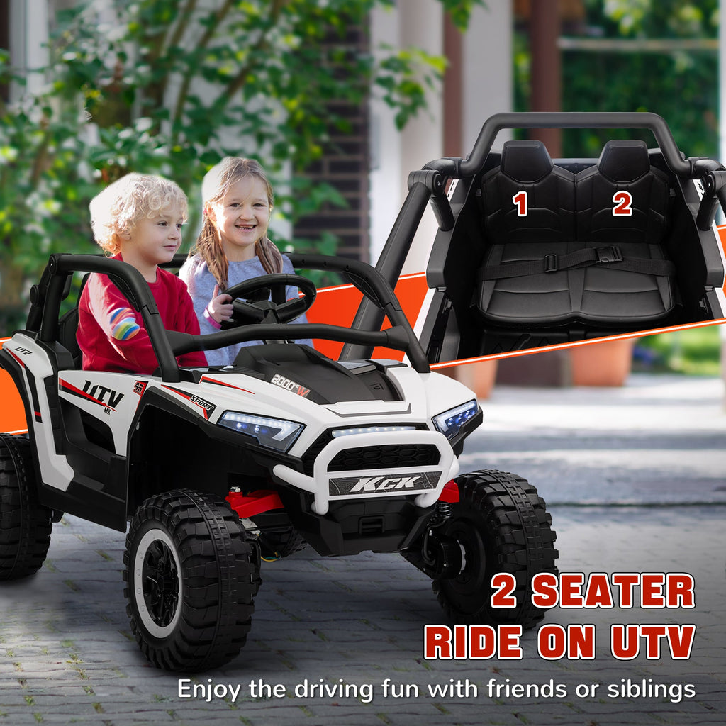 2 Seater 24V 7AH Ride on Truck w/ Spring Suspension
