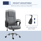 Executive Office Chair Height Adjustable Computer Chair, Grey
