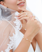 Freshwater Pearl Bracelet in 18k Gold Vermeil