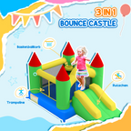 Bouncy Castle with Slide - Durable Inflatable Jumper for Kids