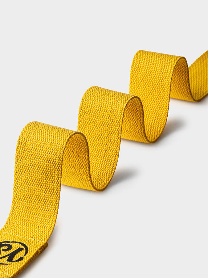 GOTS Organic Cotton D-Ring 2.5m Yoga Belt Strap
