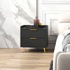Bedside Table with 2 Drawers for Bedroom, Living Room