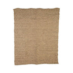 Beige Woven Throw