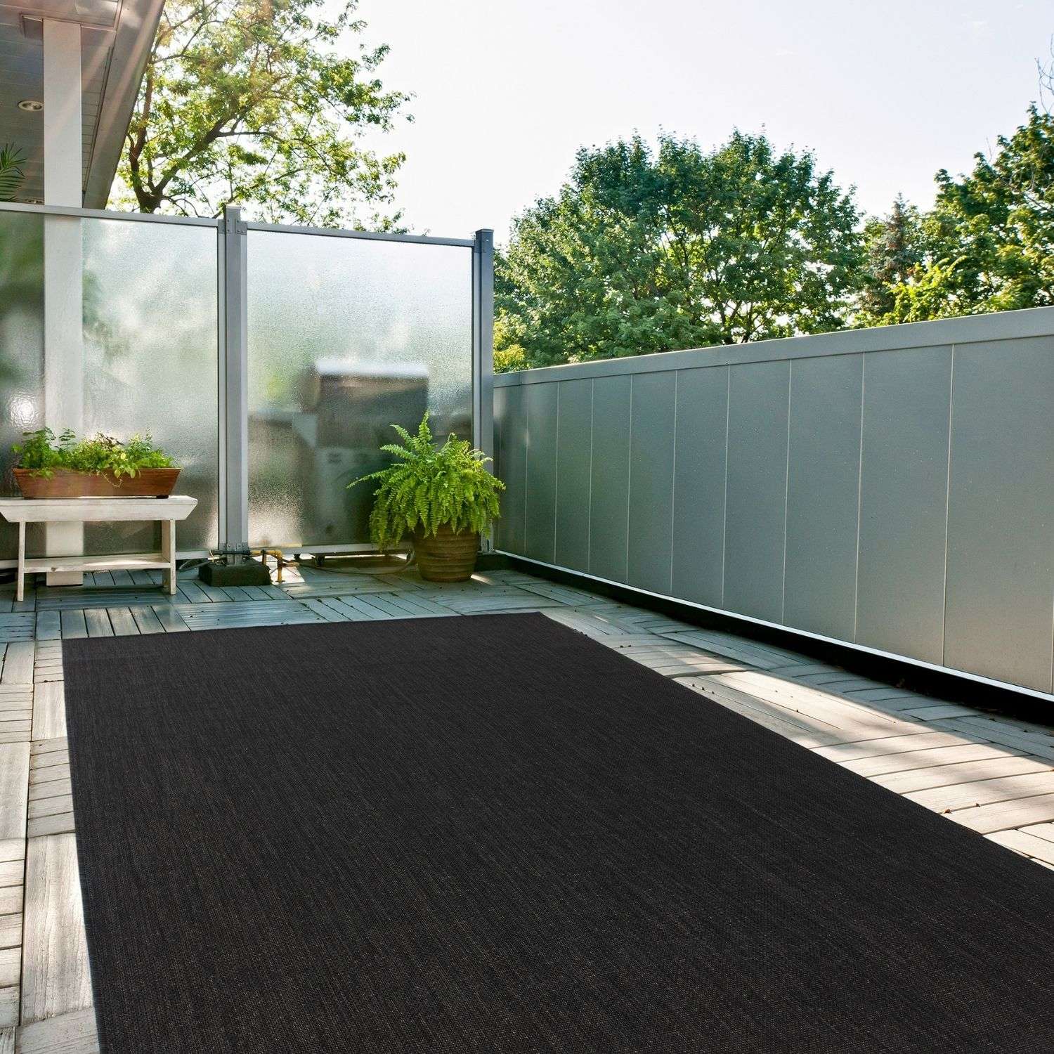 Ecology Outdoor Rug Black