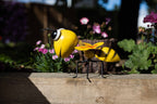 Hanging Garden Metal Bee Ornament Wall Clinger