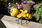 Hanging Garden Metal Bee Ornament Wall Clinger
