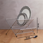 Small Chrome Folding Dish Drainer