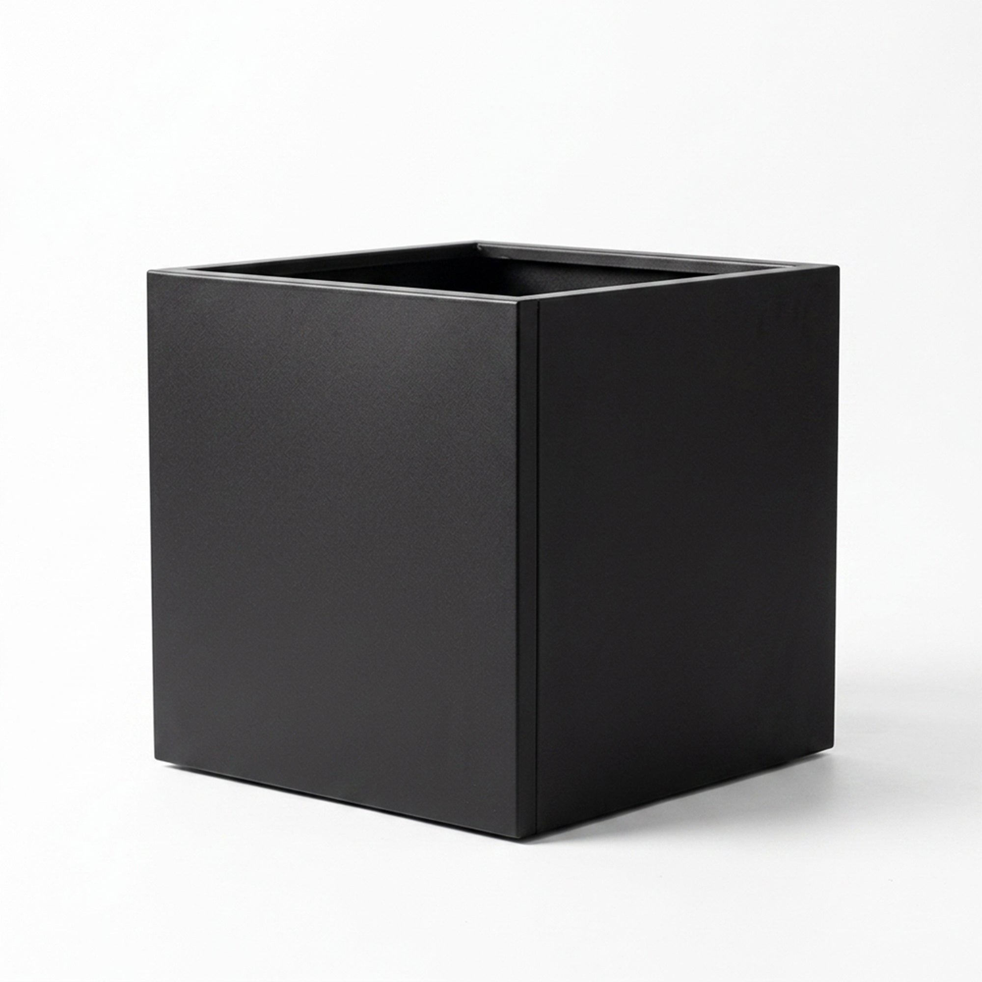 Galvanised Steel Black Cube Metal Planter 50cm x 50cm