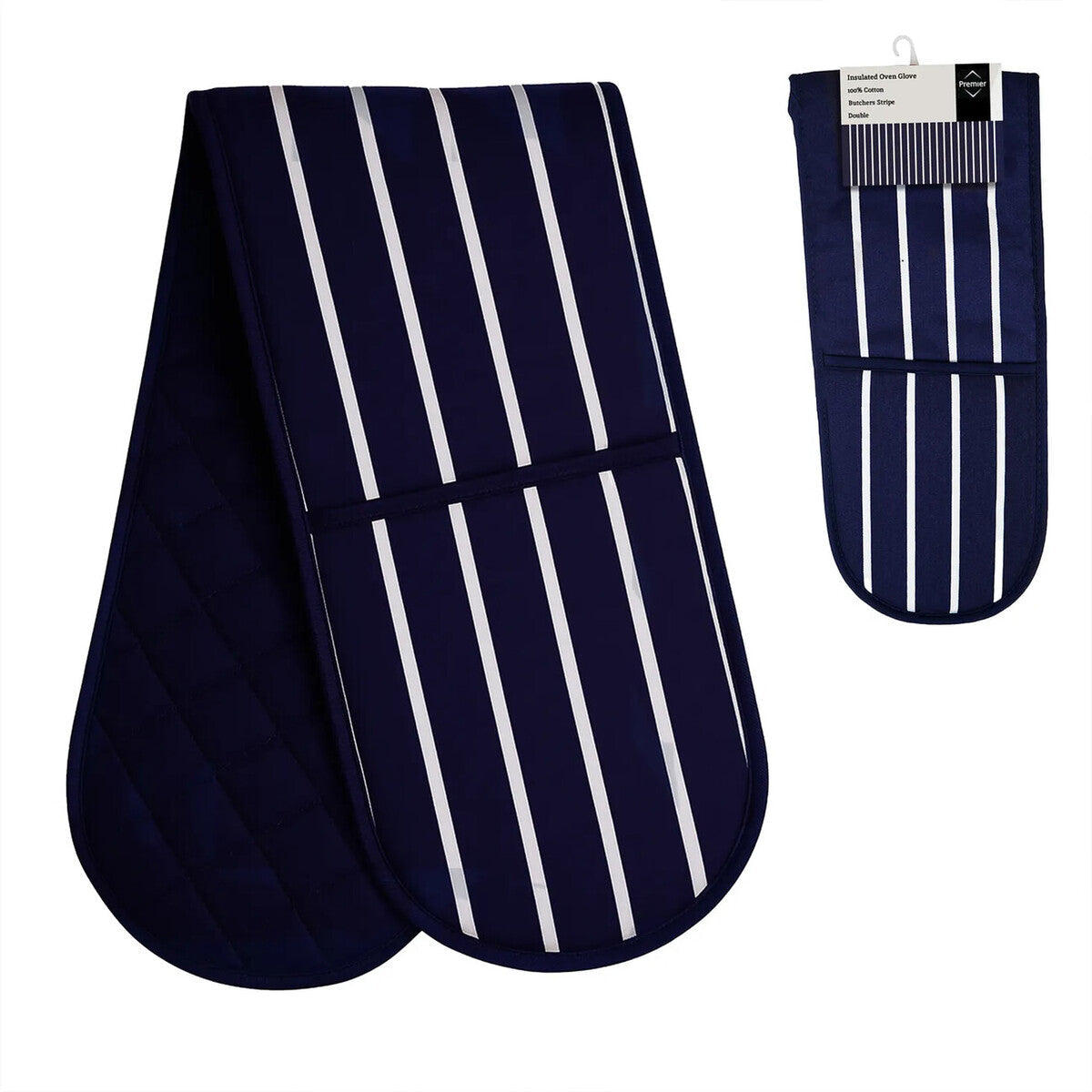 Navy Double Oven Glove