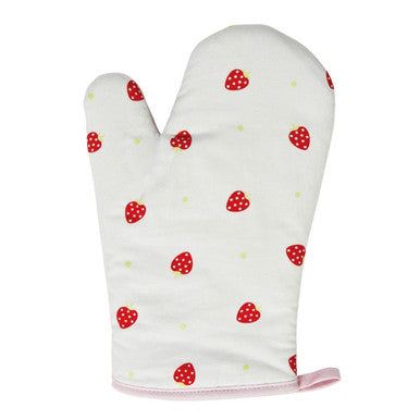 Strawberry Print Single Oven Glove