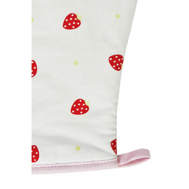 Strawberry Print Single Oven Glove