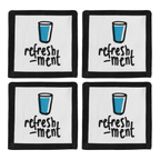 Set of Four Refreshment Coasters