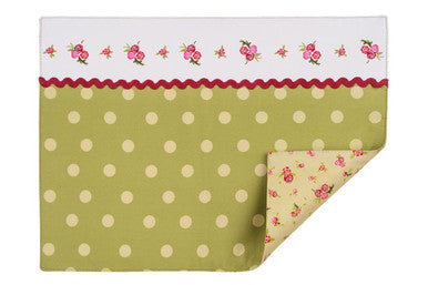 Set of Four Reversible Rose Cork Placemats