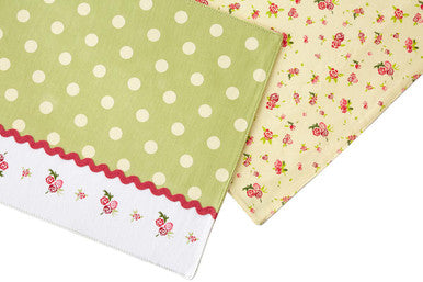 Set of Four Reversible Rose Cork Placemats
