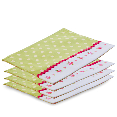 Set of Four Reversible Rose Cork Placemats