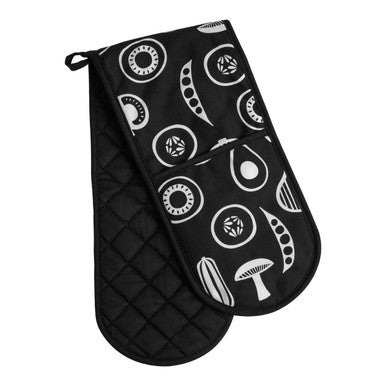 Classic Black Double Oven Glove