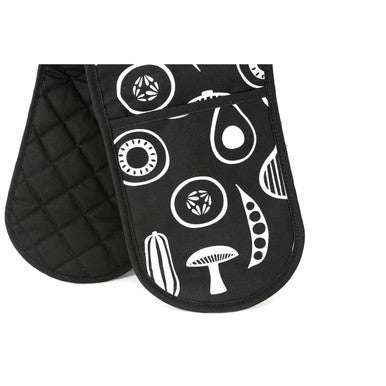 Classic Black Double Oven Glove