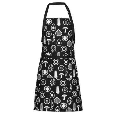 Black Design Apron