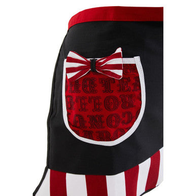 Red and White Stripe Apron