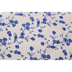 Blue Rose Print Apron
