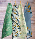 Set of Three Cow Parsley Print Tea Towels