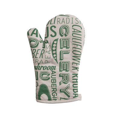 Green Single Oven Glove