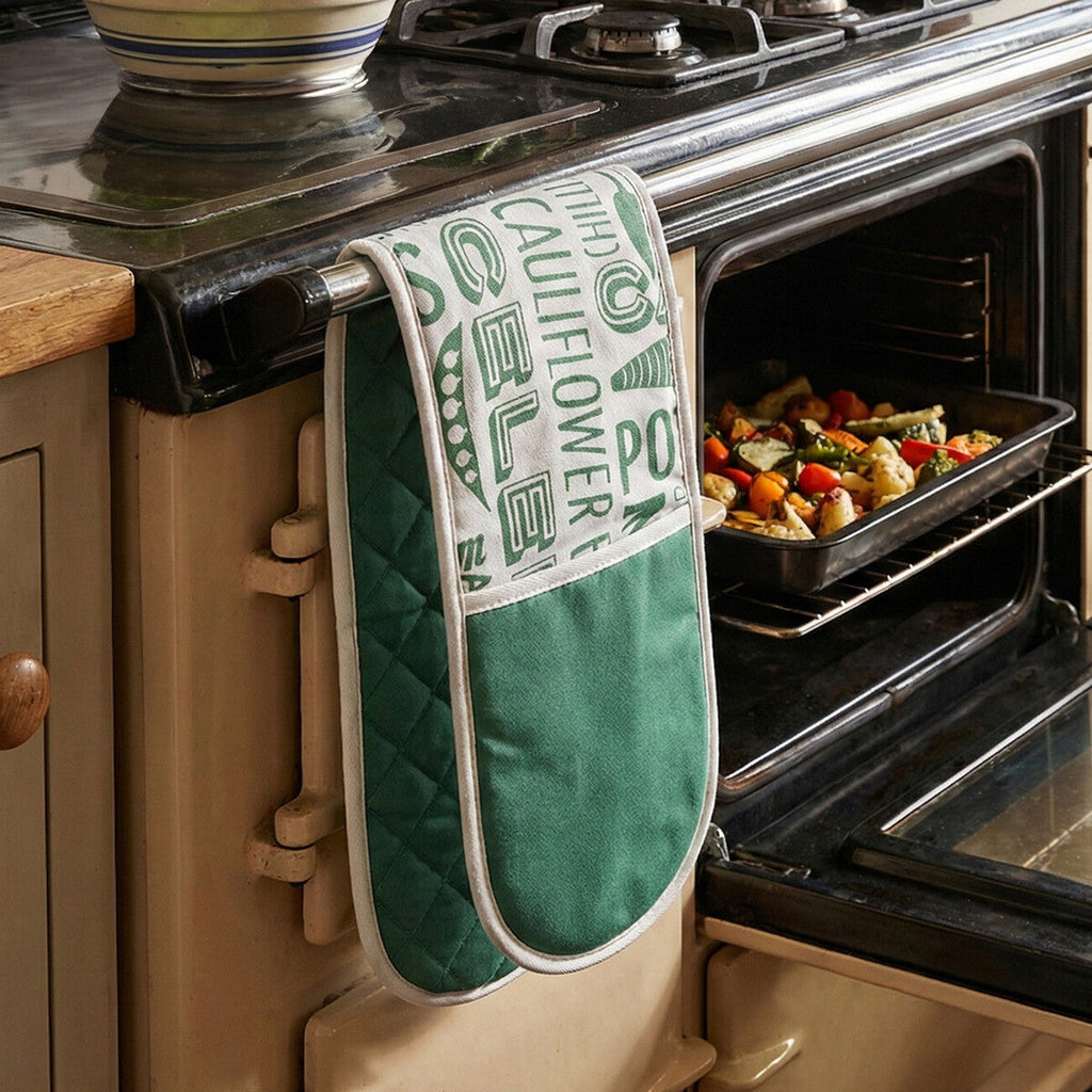 Green Double Oven Glove