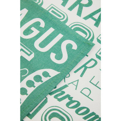 Set of Three Green Tea Towels