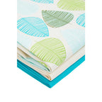 Set of Three Green Leaf Print Tea Towels
