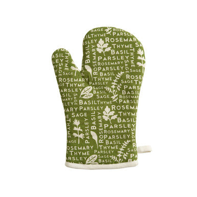 Botanical Print Single Oven Glove