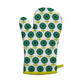 Green Floral Single Oven Glove