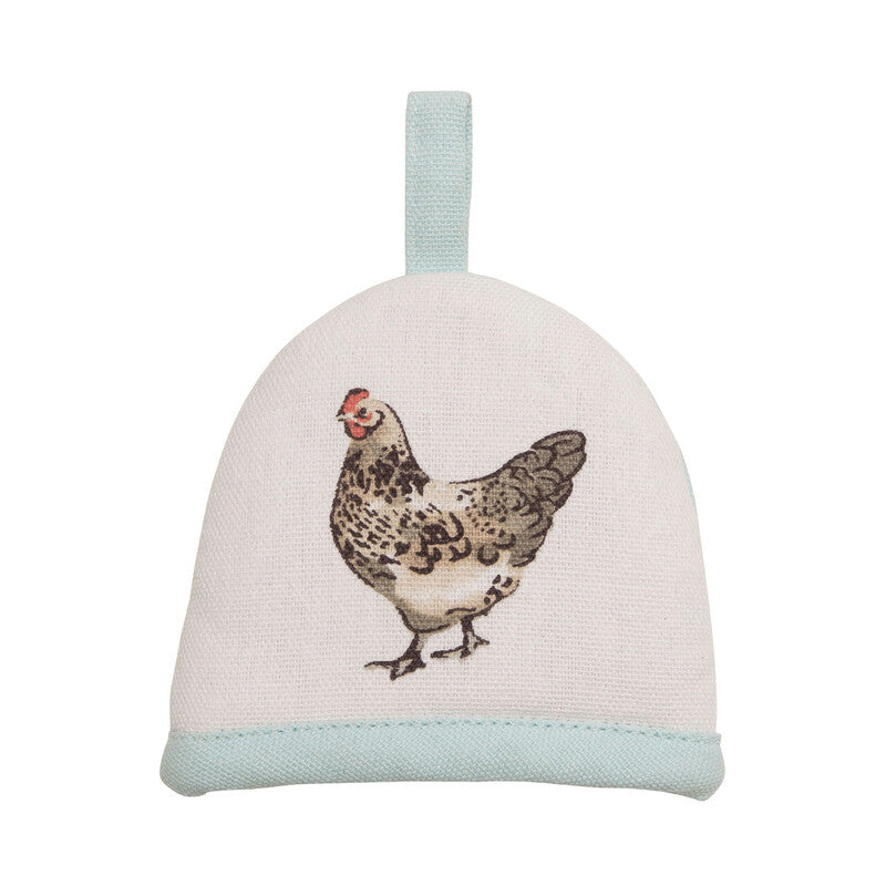 Cream Hen Design Egg Cosy