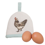 Cream Hen Design Egg Cosy