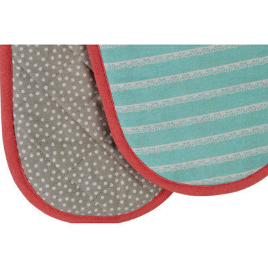 Assorted Cotton Double Oven Glove with Hanging Loop