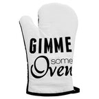Witty Slogan Single Oven Glove