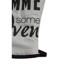 Witty Slogan Single Oven Glove