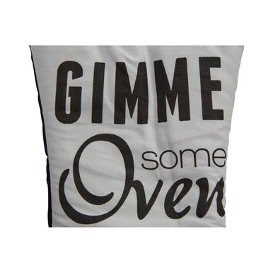 Witty Slogan Single Oven Glove