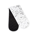Black Splatter Double Oven Glove