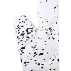 Black Splatter Single Oven Glove