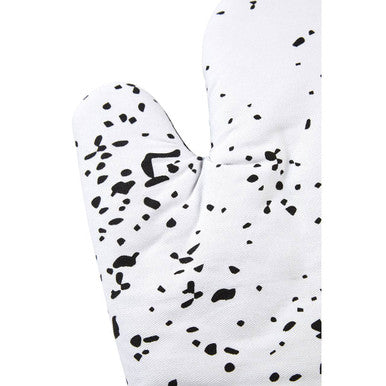 Black Splatter Single Oven Glove