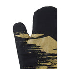 Metallic Motif Single Oven Glove