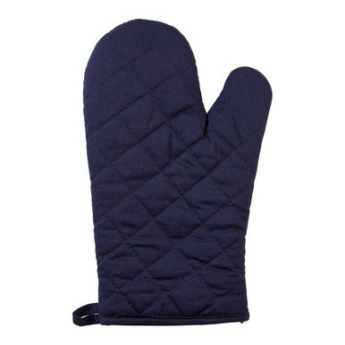White Blue Single Oven Glove
