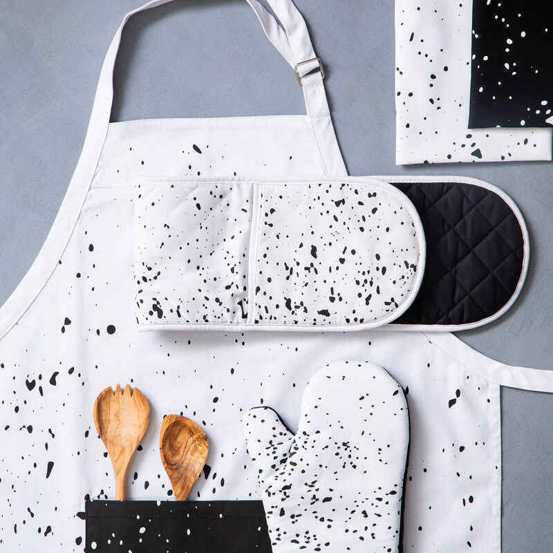 Grey Monochrome Apron