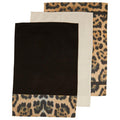 Set of 3 Tea Towels in Leopard Print