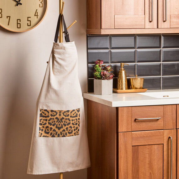 Leopard Print Apron