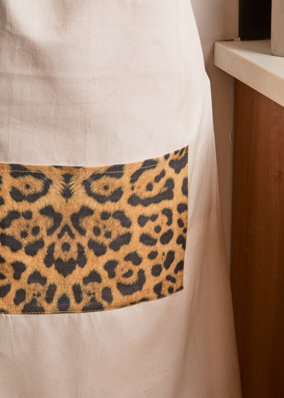 Leopard Print Apron