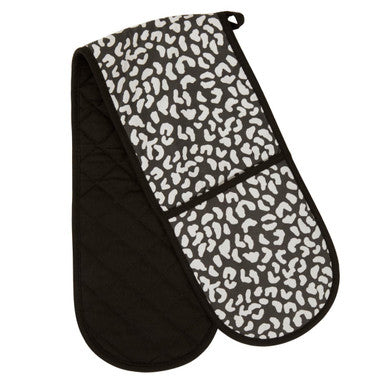 Black and White Double Oven Glove