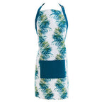 Tropical Leaf Print Apron