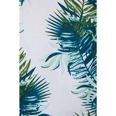 Tropical Leaf Print Apron